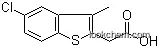 Molecular Structure of 51527-19-6 (2-(5-CHLORO-3-METHYLBENZO[B]THIOPHEN-2-YL)ACETIC ACID)